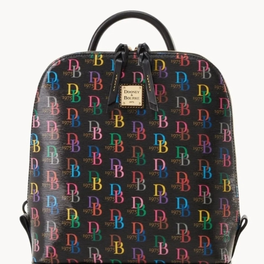 👉✨️Doomey & Bourke Leather Small Multicolor Backpack (SOLD OUT) - Picture 5 of 5